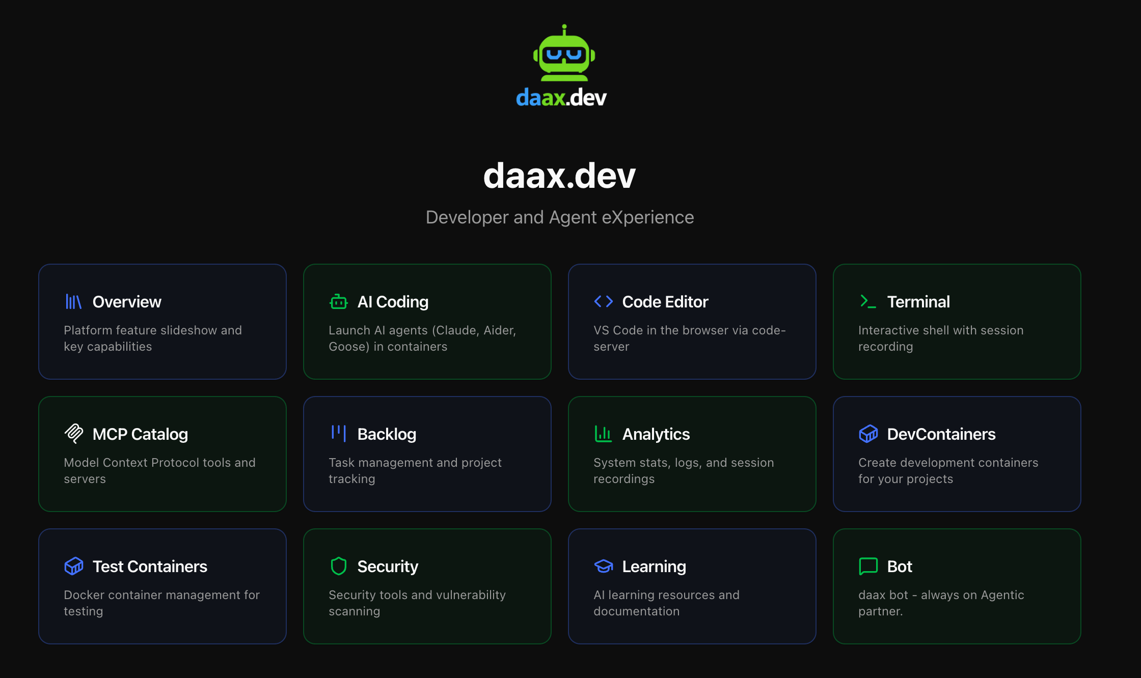 Daax development workbench
